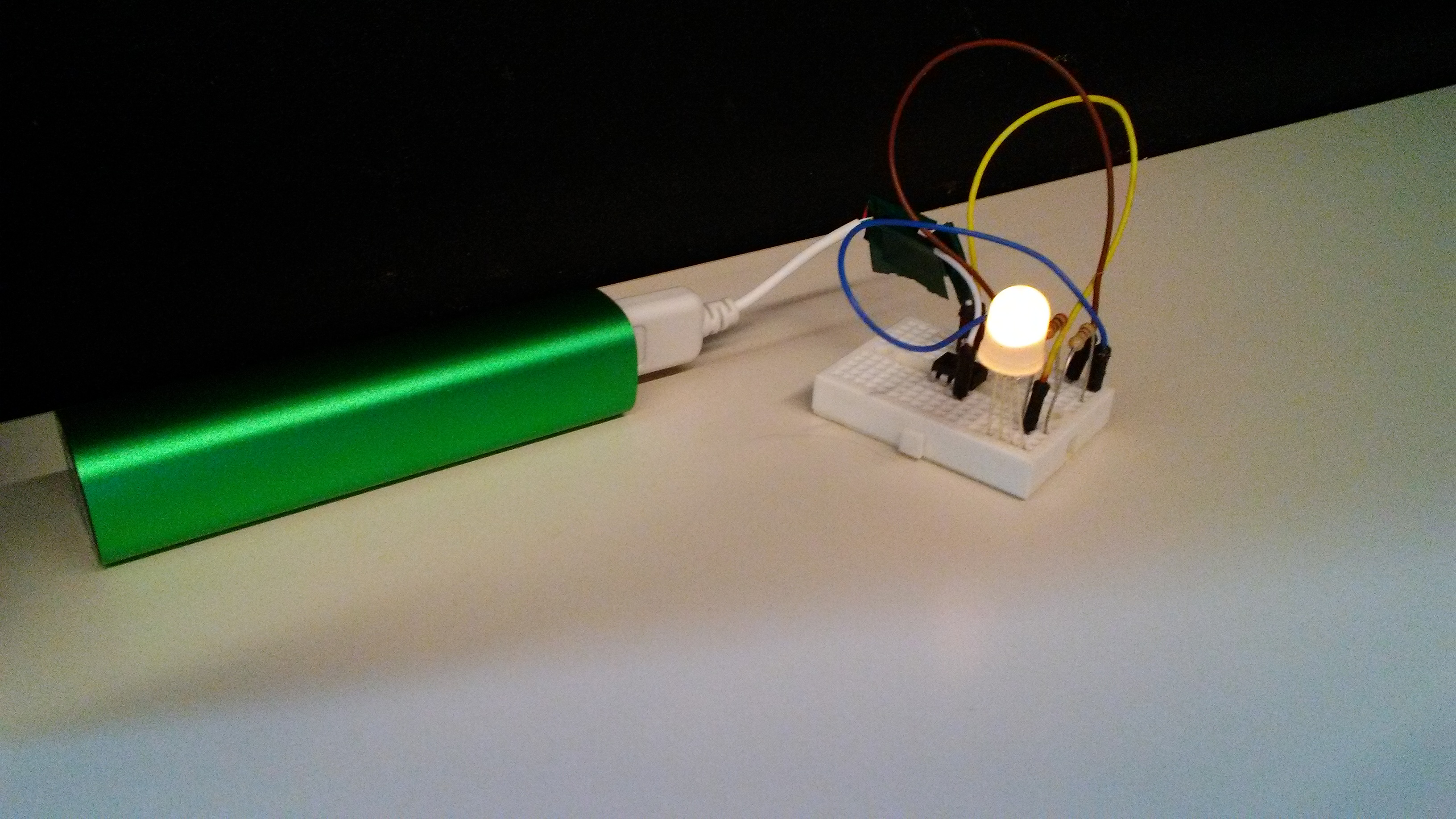 Making a flickering candle with an RGB LED and an ATTiny85 chip ...